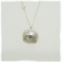 Solid silver hazelnut